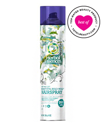 Best Drugstore Hairspray No. 4: Herbal Essences Set Me Up Stylers Beautiful Bold Hold Hairspray, $4.99