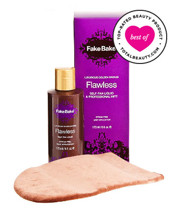 Best Self-Tanner No. 2: Fake Bake Flawless Self-Tan Liquid + Professional Mitt, $26.50