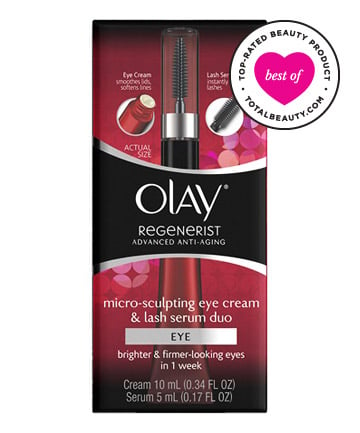 Best Eyelash Product No. 9: Olay Regenerist Micro-Sculpting Eye Cream & Lash Serum Duo, $33.99