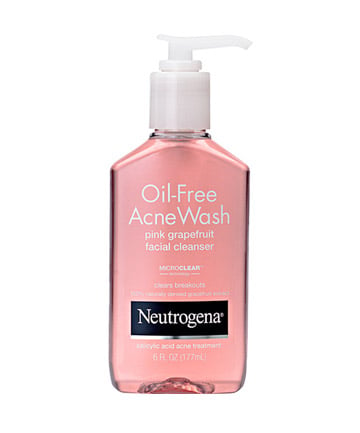 The Worst: No. 3: Neutrogena Oil-Free Acne Wash Pink Grapefruit Facial Cleanser, $7.49