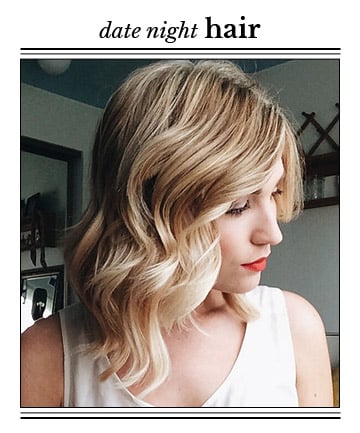 A Glam Style for Mid-Length Hair