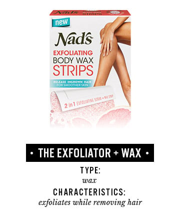 Hair Removal Products: Exfoliator + Wax