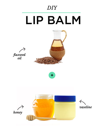 DIY Lip Balm: Flaxseed Oil + Vaseline + Honey