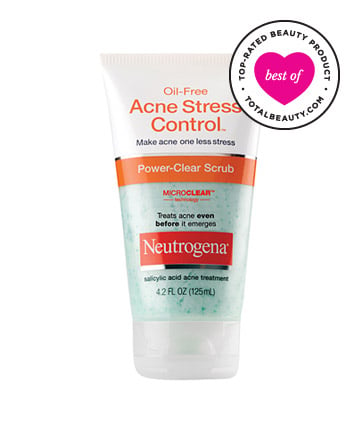 Best Drugstore Acne Product No. 9: Neutrogena Oil-Free Acne Stress Control Power-Clear Scrub, $7.49