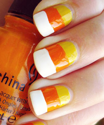 Candy Corn Nails