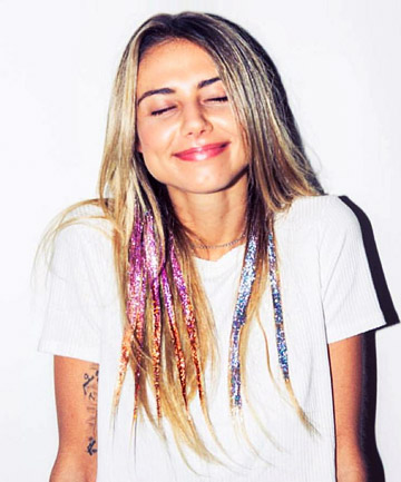 Glitter Hair: Take a Dip