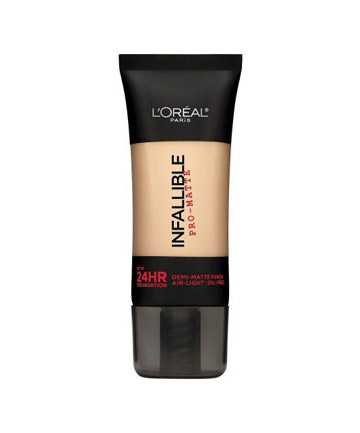 Best Foundation No. 10: L'Oréal Paris Infallible Pro-Matte Foundation, $12.99