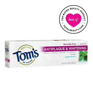 Best Teeth Whitening Product No. 8: Tom's of Maine Natural Antiplaque Tartar Control & Whitening Toothpaste, $4.99