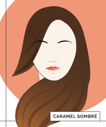 If You're a Brunette, Try Caramel Sombré