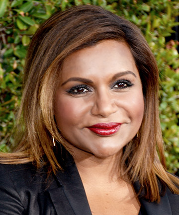 Caramel Sombré Hair: Mindy Kaling