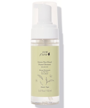 100% Pure Green Tea Cloud Foam Cleanser, $28