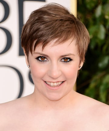 Lena Dunham's Piece-y Pixie Cut 