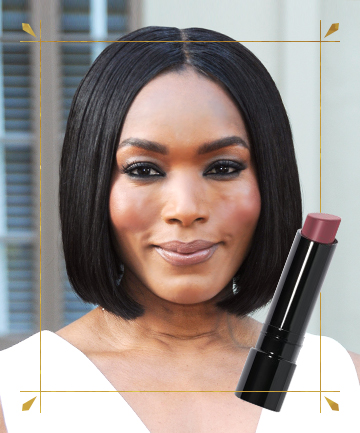 Angela Basset's Chocolate Brown Lipstick