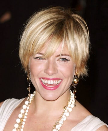  Sienna Miller's Boho Chic Pixie Cut