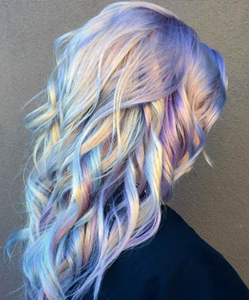 Silver Opal Hair