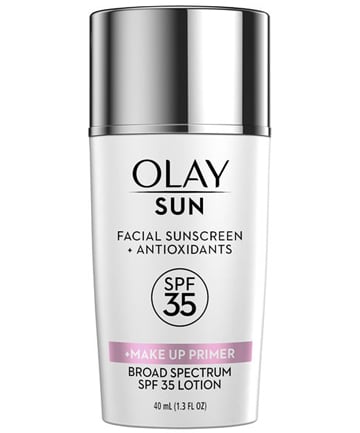 Olay Sun Face Sunscreen + Makeup Primer SPF 35, $19.79