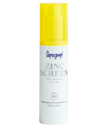 Supergoop Zincscreen 100% Mineral Lotion, $42