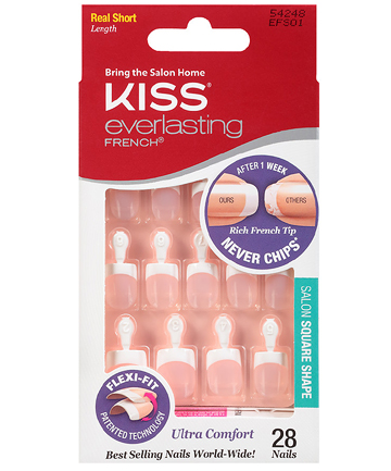 Kiss Everlasting French Nails, $4.99