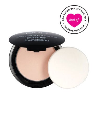 Best Drugstore Powder Foundation No. 4: NYX Cosmetics Stay Matte But Not Flat Powder Foundation, $9.50