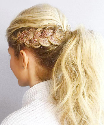 Glitter Hair: Bedazzled Braid 