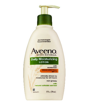 Aveeno Daily Moisturizing Lotion SPF 15, $10.99