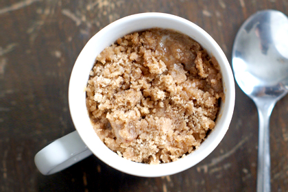 Dessert: Coffee Cake in a Mug