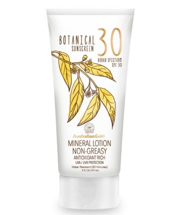 Australian Gold Botanical SPF 30 Mineral Lotion, $13.99