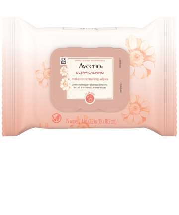 For Combination Skin: Aveeno Ultra-Calming Makeup Removing Wipes, $7.99 for 25