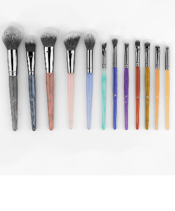 BH Cosmetics Crystal Zodiac 12-Piece Brush Set, $24