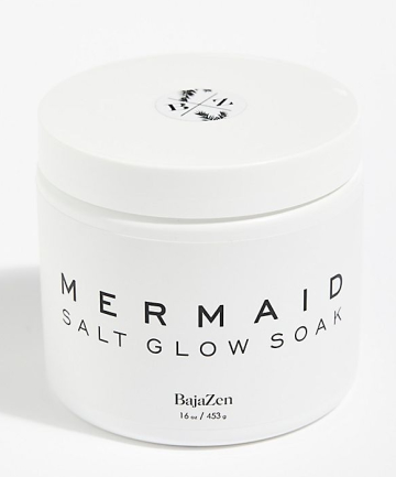 Baja Zen Mermaid Glow Salt Soak, $24