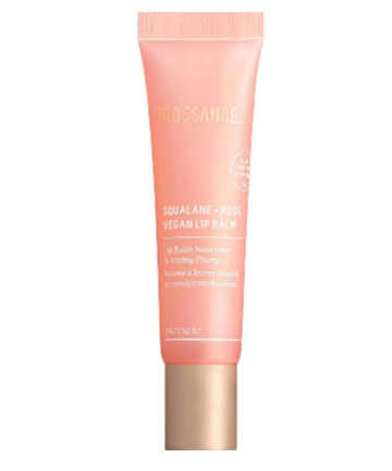 Biossance Squalane + Rose Vegan Lip Balm, $16