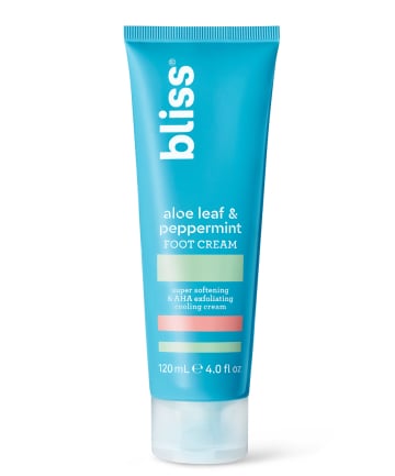 Bliss Aloe Leaf & Peppermint Foot Cream, $10