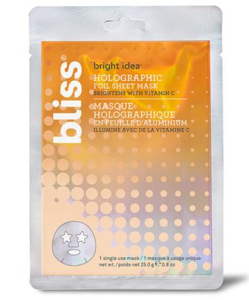 Bliss Bright Idea Face Mask, $4