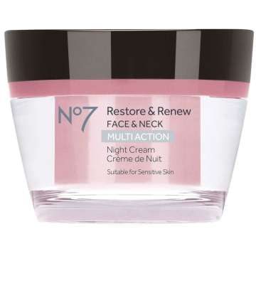 Boots No7 Restore & Renew Face & Neck Multi Action Night Cream, $18.89