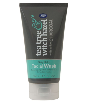 Boots Tea Tree & Witch Hazel Charcoal Facial Wash, $23.80