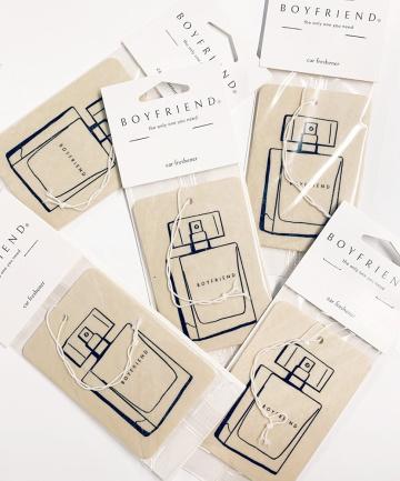 Boyfriend Car Freshener 5-Pack, $30 