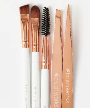 Brushworks HD Luxury Brow Set Rose Gold, $13