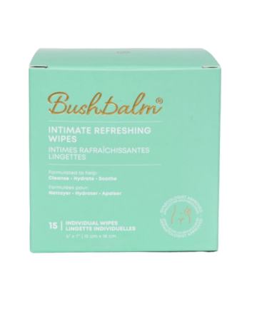 Bushbalm Intimate Refreshing Wipes, $10