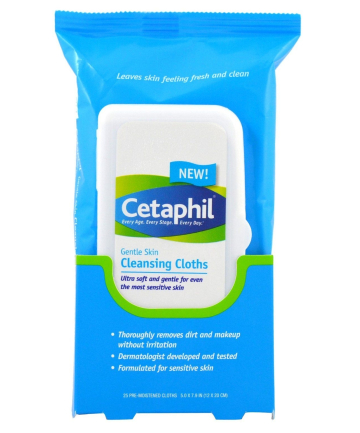 For All-in-One Benefits: Cetaphil Gentle Skin Cleansing Cloths, $6.99 for 25