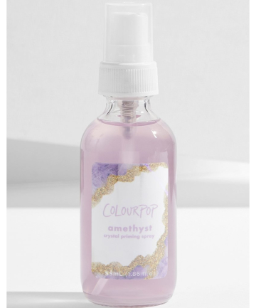 ColourPop Amethyst Crystal Priming Spray, $6