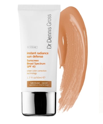 Dr. Dennis Gross Instant Radiance Sun Defense Sunscreen Broad Spectrum SPF 40, $42