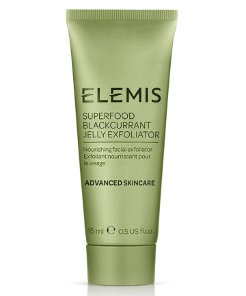 Elemis Superfood Blackcurrant Jelly Exfoliator, $30