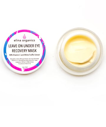 Elina Organics Leave On Under Eye Recovery Mask, $36