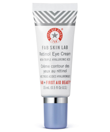 First Aid Beauty FAB Skin Lab Retinol Eye Cream with Triple Hyaluronic Acid, $42