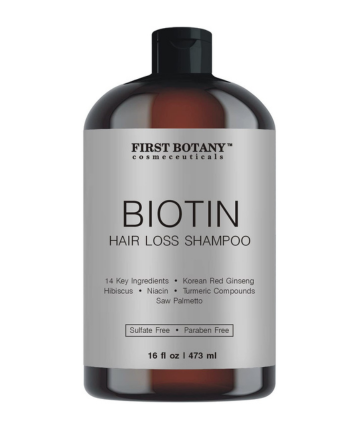 First Botany Hair Regrowth and Hair Loss Shampoo, $19.90