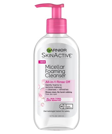 Garnier SkinActive Micellar Foaming Gel Cleanser, $6.99