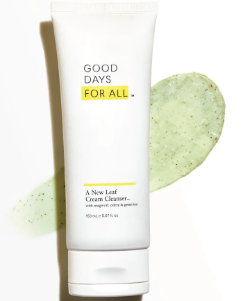 Good Days For All A New Leaf Cream Cleanser, $18