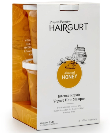 Project Beauty Hairgurt Intense Repair Yogurt Hair Masque, $33.86 for 2