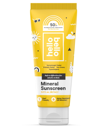 Hello Bello SPF 50 Sunscreen Mineral Lotion, $8.78