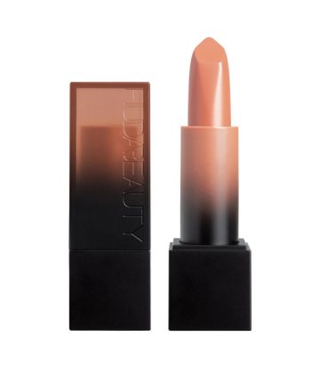 Huda Beauty Power Bullet Cream Glow Hydrating Lipstick in Bossy Brown Rajah, $27